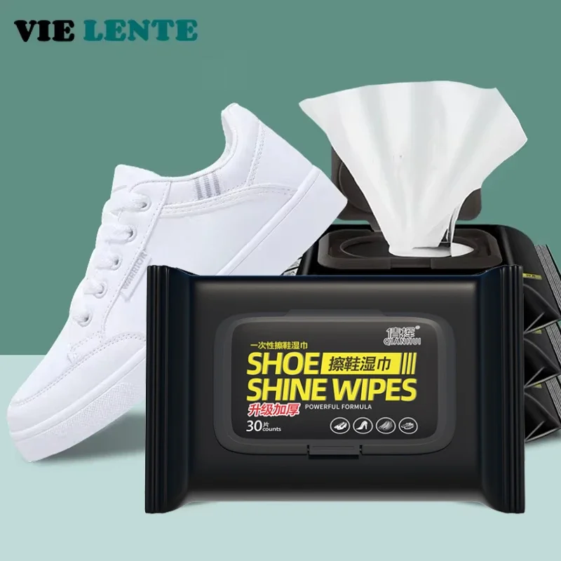 Shoe Cleaner - 12-60 sztuk jednorazowe buty czyste chusteczki
