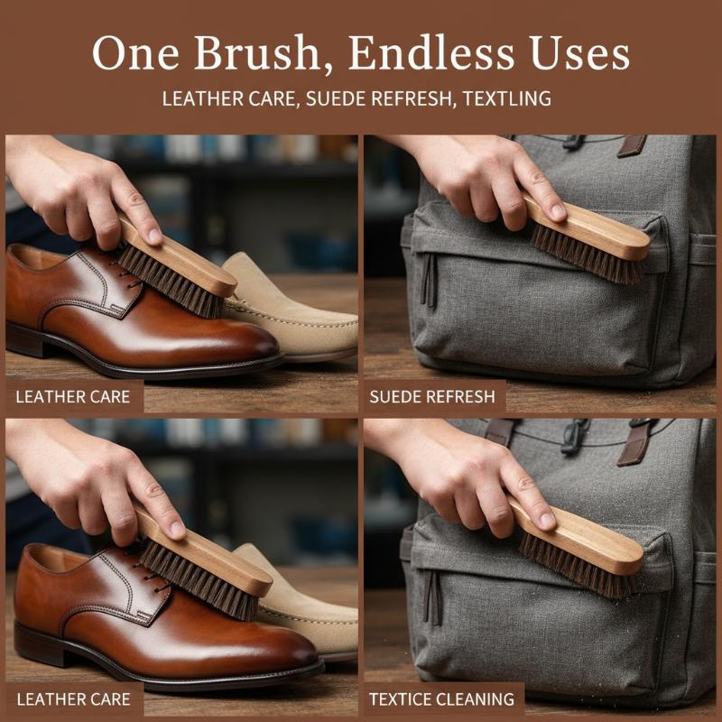 1 szt. Drewniana szczotka do b – Shoe Cleaning Brush recenzja i cena