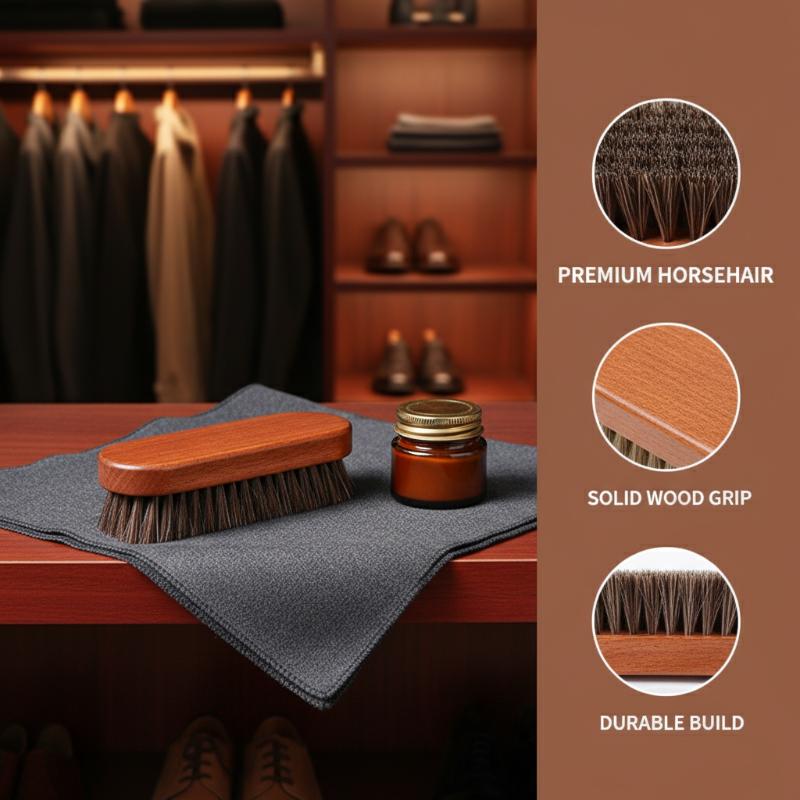 1 szt. Drewniana szczotka do b – Shoe Cleaning Brush recenzja i cena